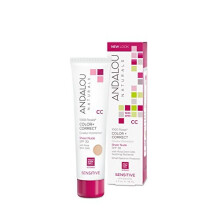 Andalou Naturals 1000 Roses Cc Color + Correct Sheer Nude Spf 30, 2 Ounce