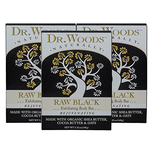 Dr. Woods, Body Bar, Raw Black, 5.25 oz (149 g)