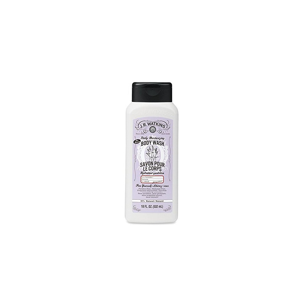 J.r. Watkins Lavender J.r.watkins Daily Moisturizing Body Wash, 18 Ounces