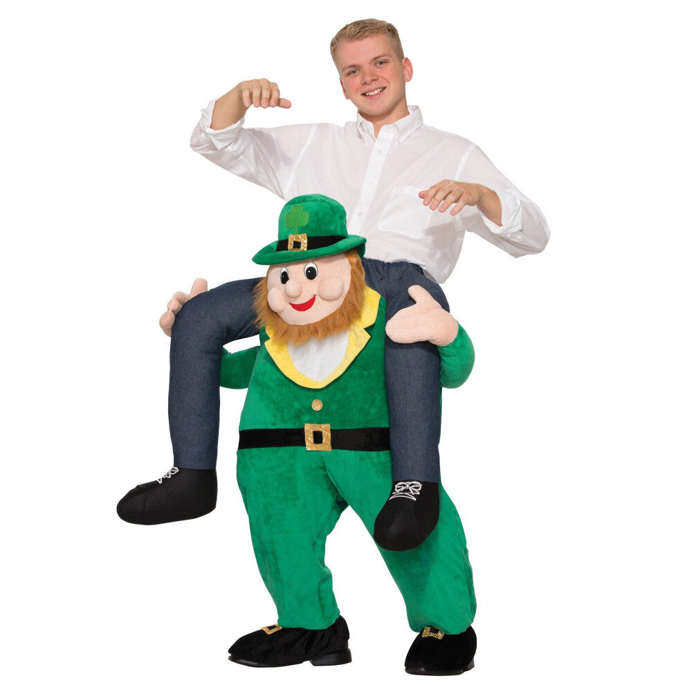Photos - Fancy Dress Bristol Novelty Unisex Leprechaun Piggy Back Costume Black
