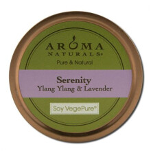Aroma Naturals, Soja VegePure, Reisekerze, Gelassenheit, Ylang Ylang & Lavendel, 2,8 Unzen (79,38 g)