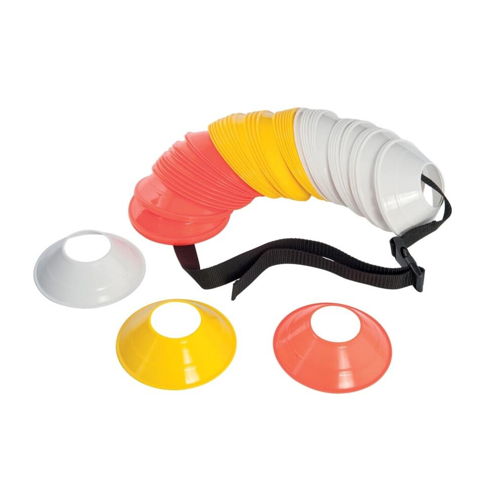 Precision Training Precision Football Rugby Training Mini Pro Marker Cones Assorted (Set Of 60)
