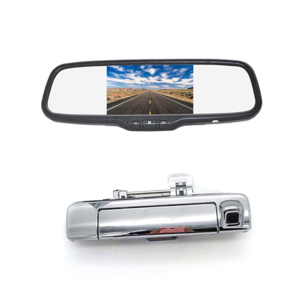 Vardsafe Tailgate Reverse Backup Camera + 5 Inch Clip-On Rear View Mirror Monitor For Isuzu D-Max Dmax 8414756268980
