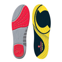 (Black, UK 10) Sorbothane Double Strike Shock Stopper Cushioned Adult Shoe Insole