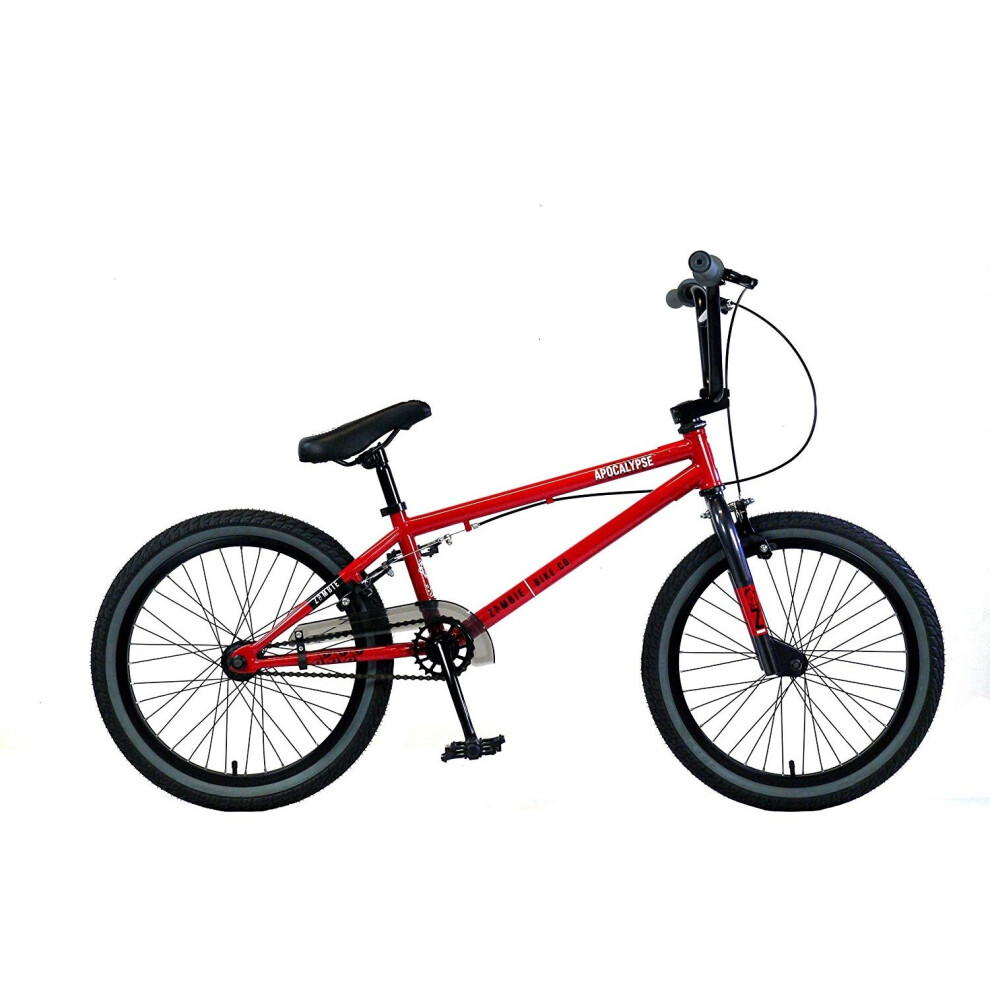 Zombie Apocalypse Unisex 20 Inch BMX Bike Red