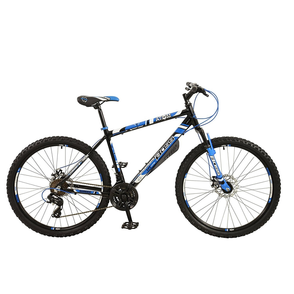 Boss Atom 26 Inch Mountain Bike Front Suspension Bike 24 Speed Shimano Gears 18 Inch Steel Frame Suitable For Teenagers-Adults-image-OPC-P56BY7P-NEW