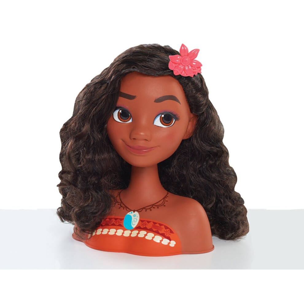 Disney Moana Styling Head 14 PCs With 13 Styling Hair Accessories Ages 3 Years+