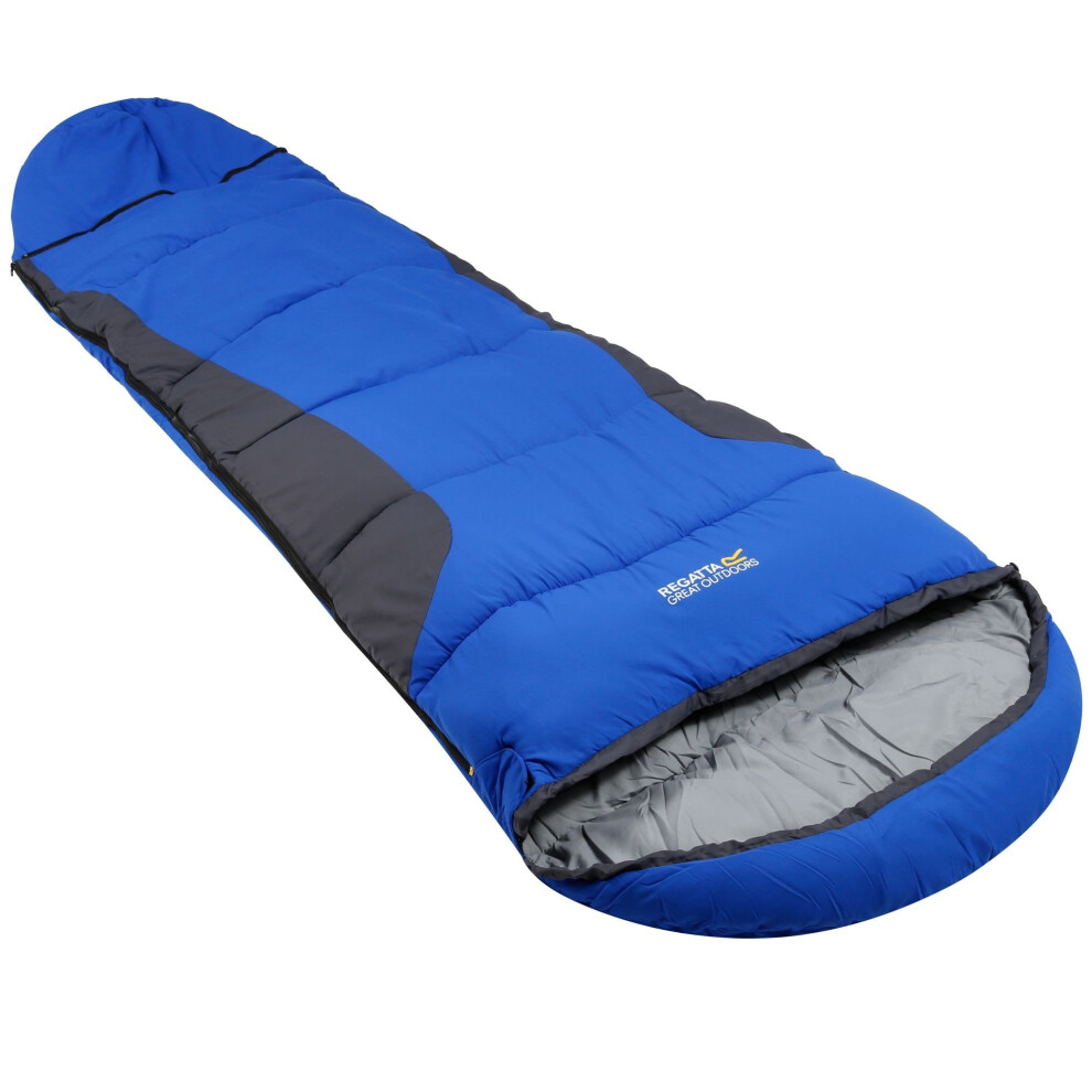 Regatta Hilo Boost Expandable Sleeping Bag Oxford Blue Ebony, Size: Sgl