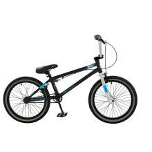 Zombie Infest 20-Inch Unisex BMX Bike Black/Blue – Hi-Tensile Steel Frame, 20-Inch Alloy Wheels, V Brakes, Stunt Pegs, Giro Bar Spins | 5.01792E+12