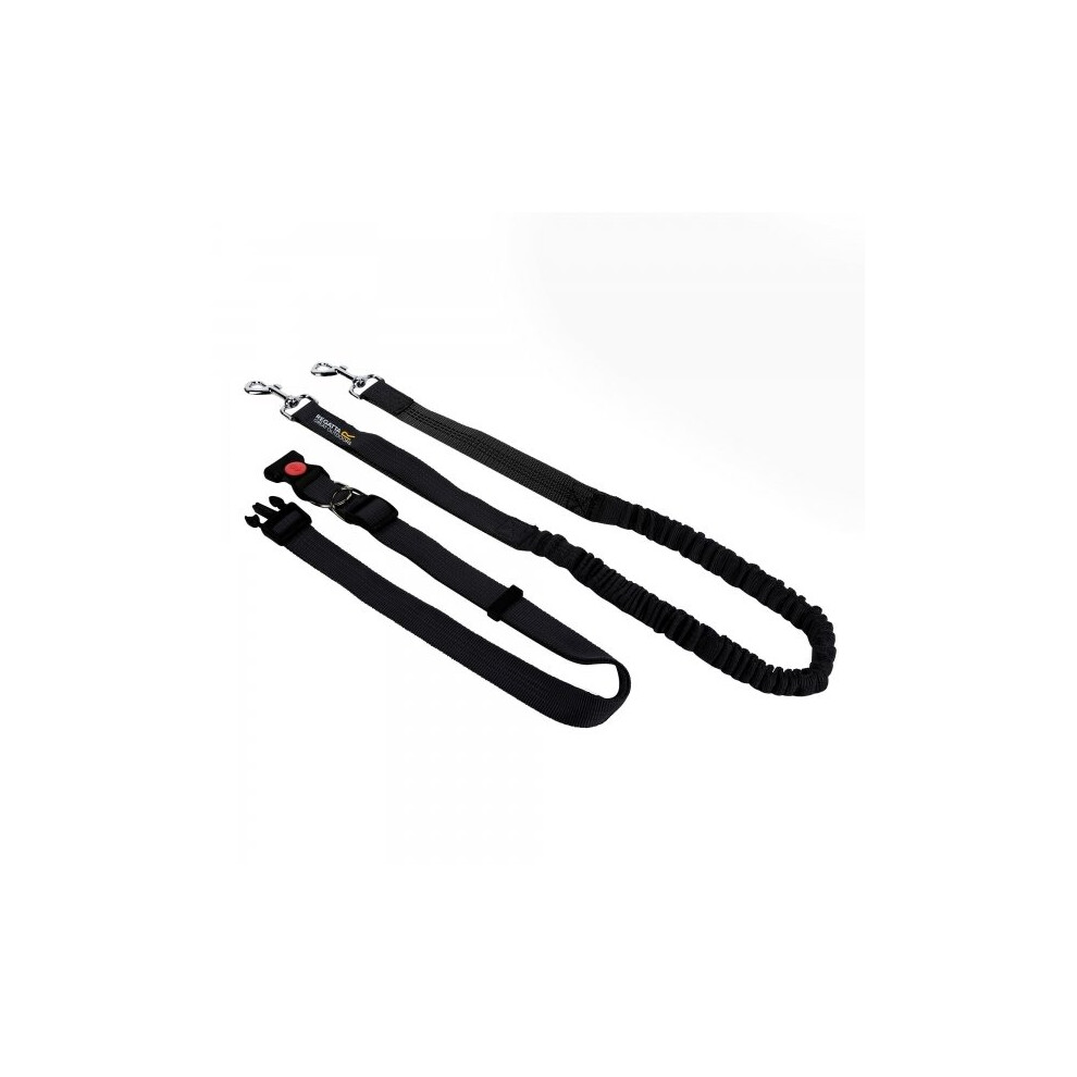 Regatta Hands Free Jogging Dog Lead Black