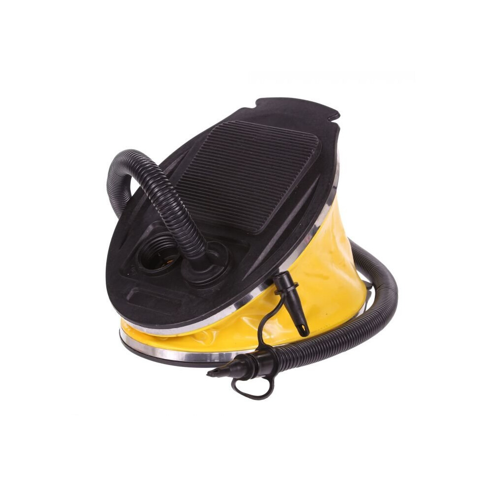 Regatta 3L Foot Pump With 3 Nozzle Attachments Black