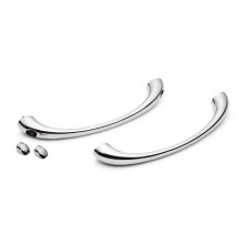 2 x Shower Bath Door Handles/Knobs Solid Zinc Alloy L074