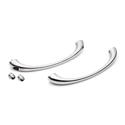 2 x Shower Bath Door Handles/Knobs Solid Zinc Alloy L074