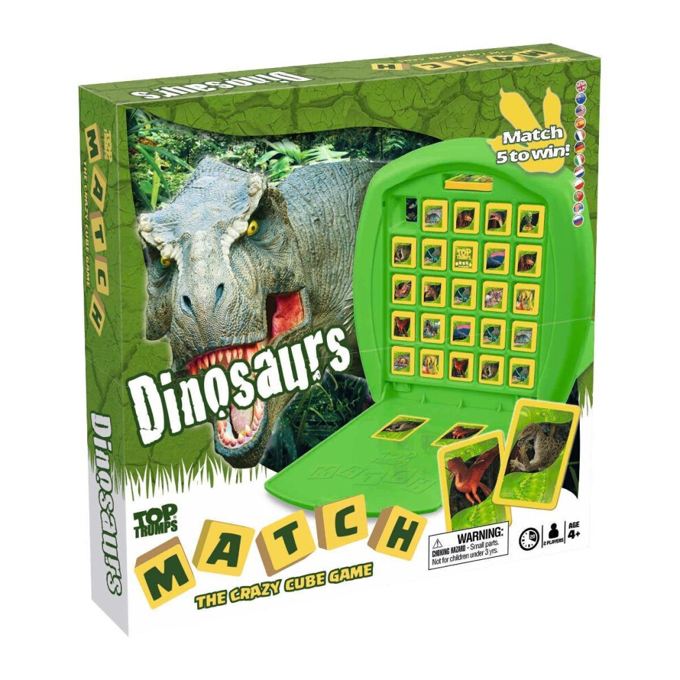 Winning Moves Top Trumps Match - Dinosaurs Board Game