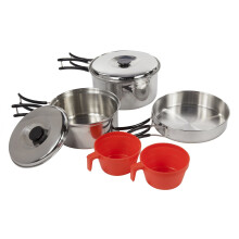 Regatta Compact Steel Cook Set - Silver