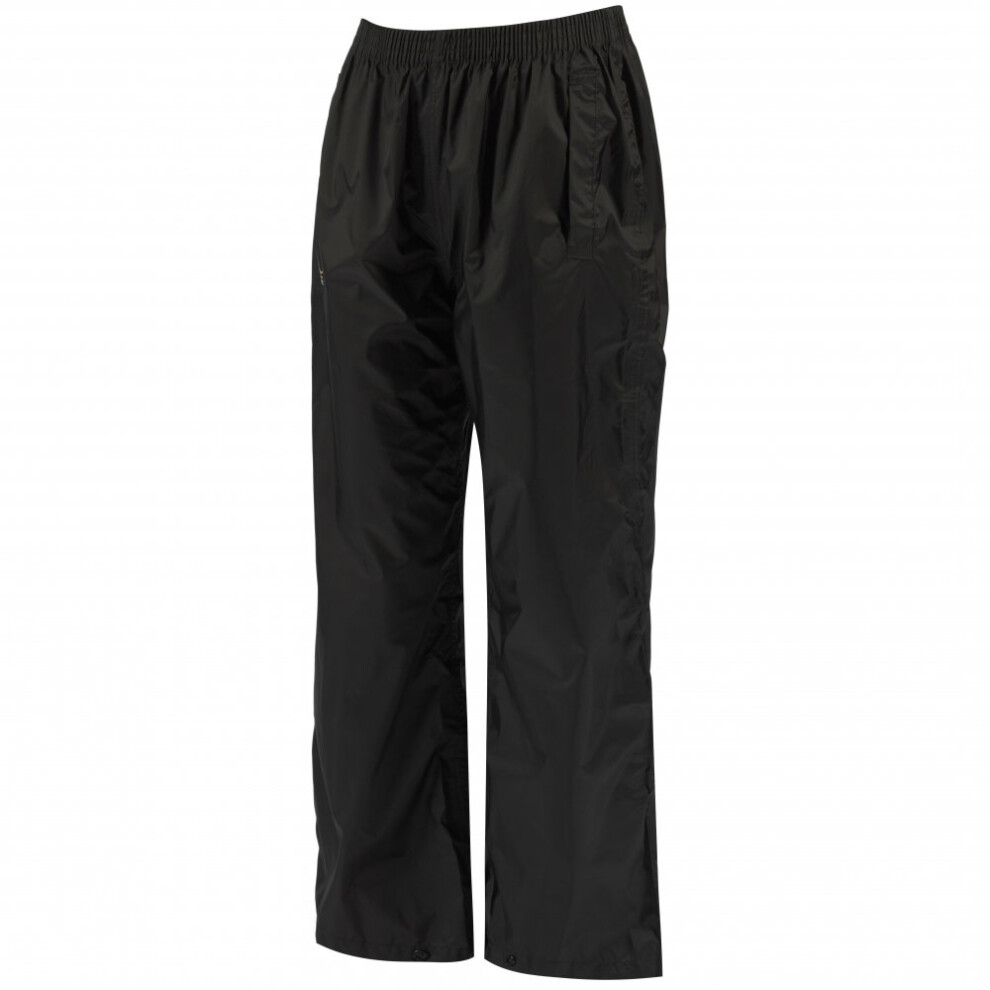 (3-4, Midnight) Regatta Kids Pack It Waterproof Packaway Overtrousers