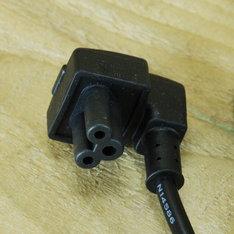 B&Q -  Spare Mains Power Cord C5 1MCommonly Used With Laptops Or Notebooks - Image 4