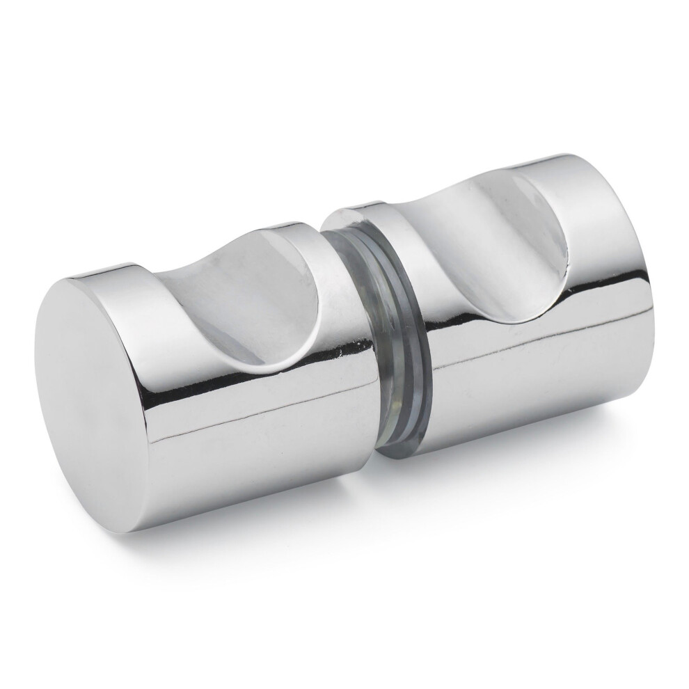 Shower Door Handle/Knob Chrome Zinc Alloy K009 5060363613557