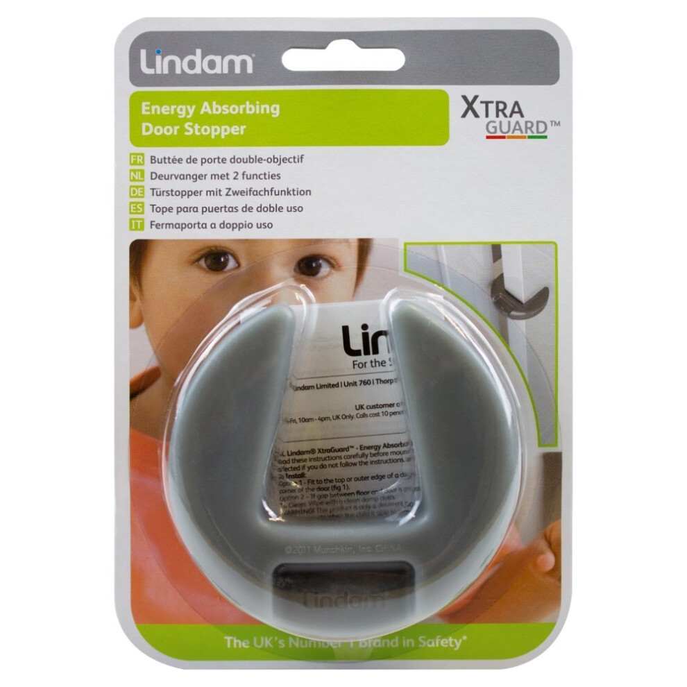 (2) Lindam Xtra Guard Energy Absorbing Door Stopper