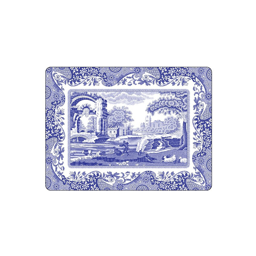 Pimpernel Italian Placemats Set Of 6 Blue