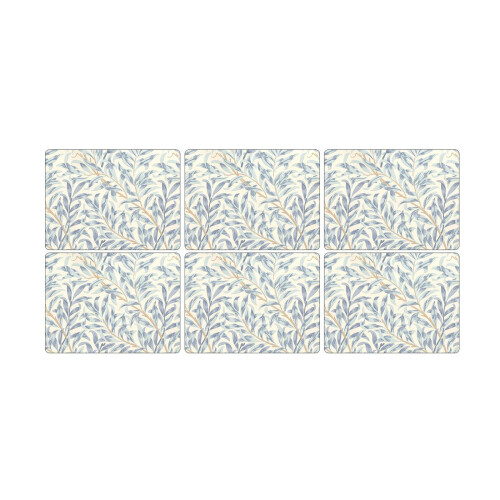 Pimpernel Pimpernel Willow Boughs Blue Placemats, Set of 6