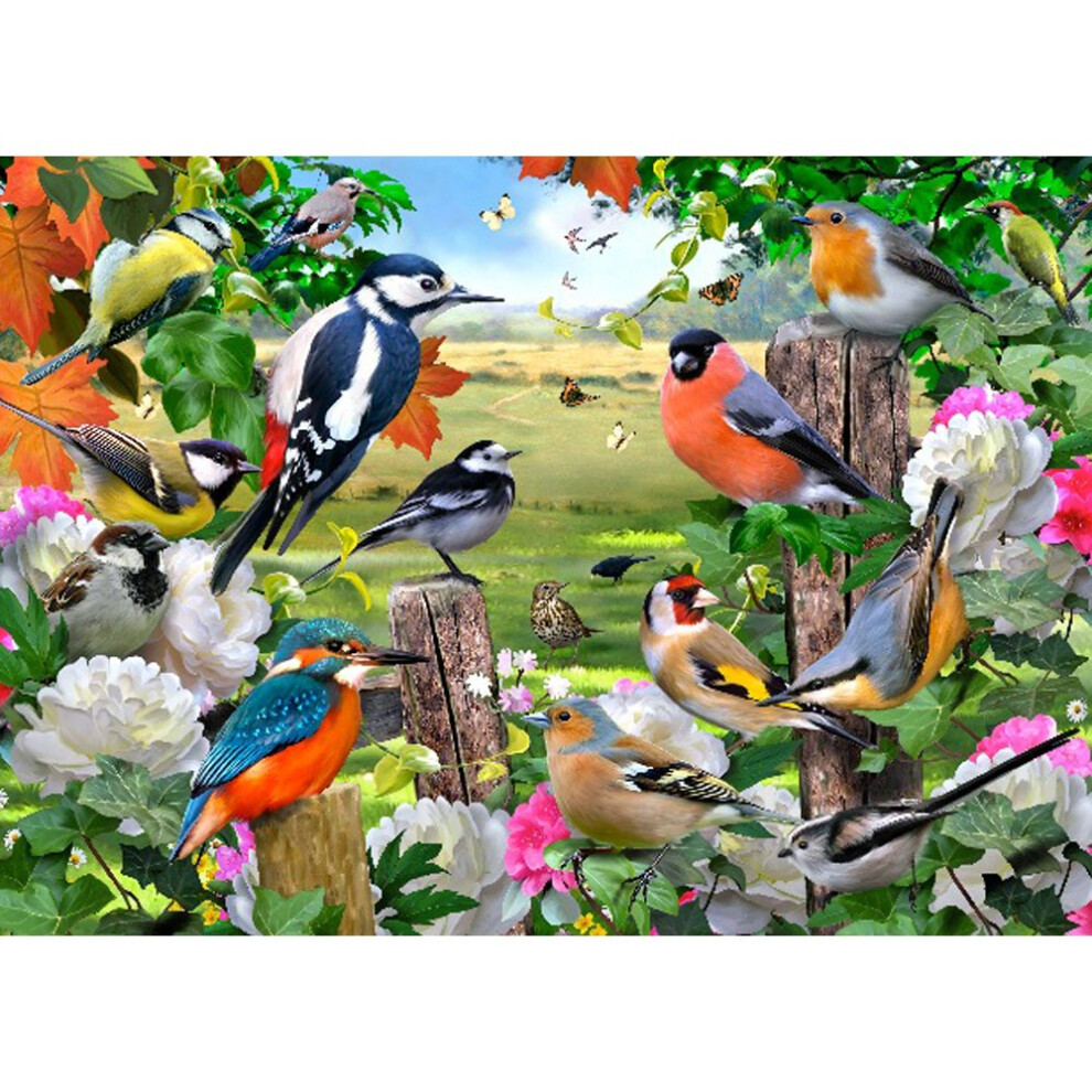 Tuftop Large Textured Worktop Saver, British Birds 50 x 40cm