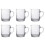 Duralex Duralex Set of 6 Versailles Clear Mug, 26cl 1