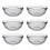 Duralex Duralex Set of 6 Lys Round Stacking Bowl, 12cm 1