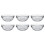 Duralex Duralex Set of 6 Lys Round Stacking Bowls, 9cm 1