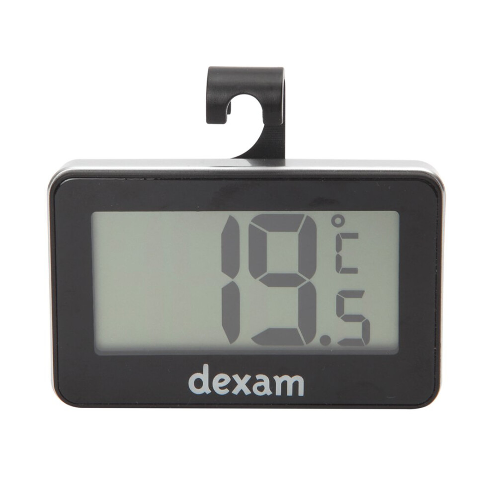 Dexam Digital Fridge Freezer Thermometer, Black