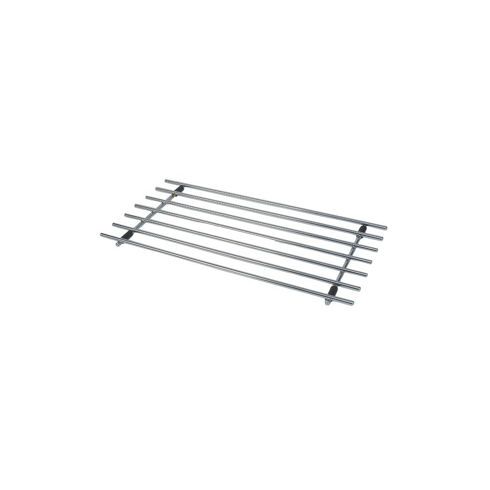 Swift Rectangular Chrome Trivet, 50cm x 24cm