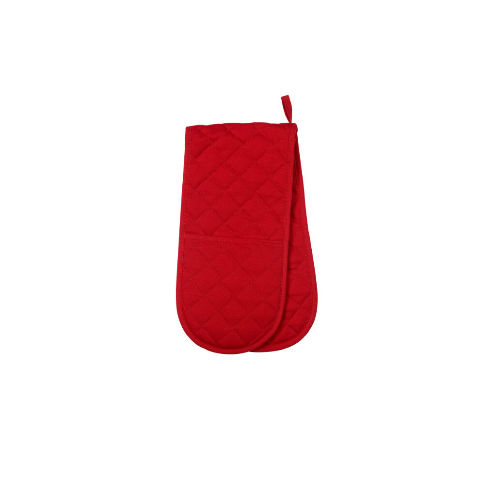 Love Colour Double Oven Glove, Scarlet