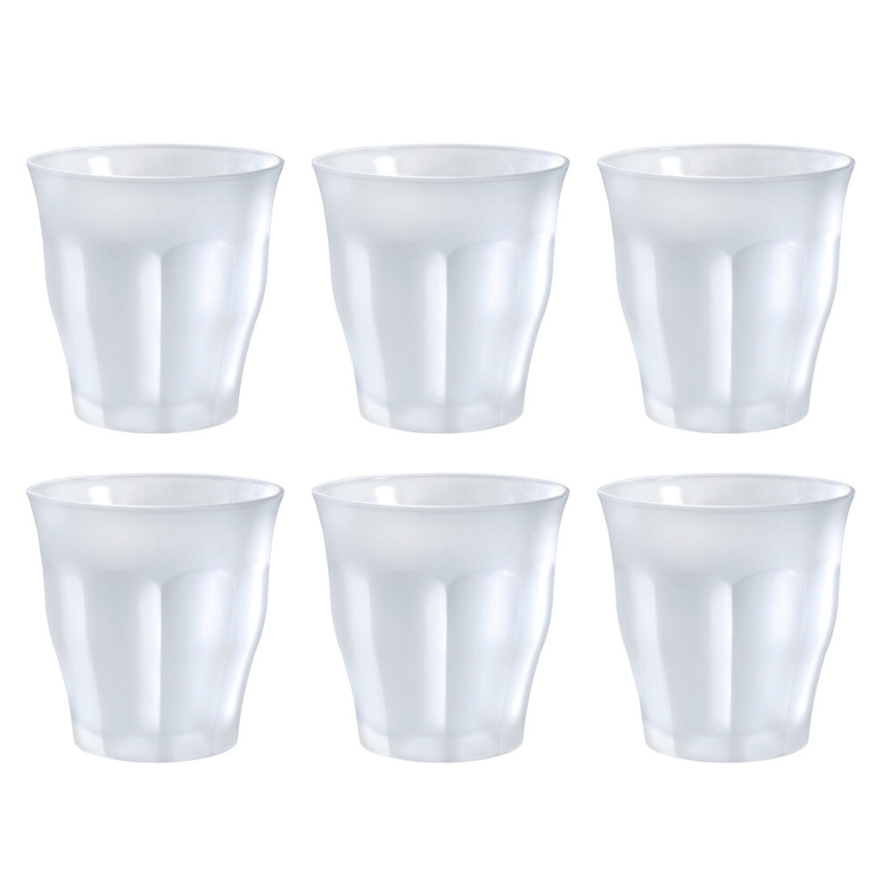 Duralex Set of 6 Picardie Frosted Tumblers, 25cl