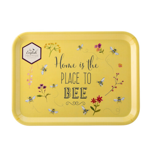 English Tableware Co. Bee Happy Large Tray, Place To Bee