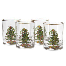 Spode Christmas Tree Glasses Set of 4