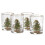 Spode Christmas Tree Glasses Set of 4 1