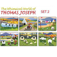 Thomas Joseph Sheep Design Place Mat Set of 6 (Set 2)