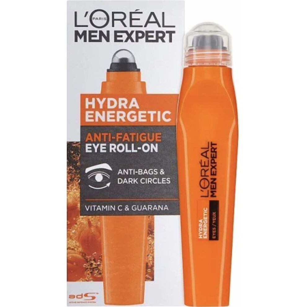LâOrã©Al Paris Men's L'oreal Expert Hydra Energetic Anti-Fatigue Eye Roll-On 10Ml
