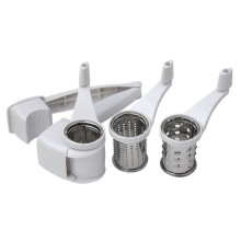Swift Rotary Grater with 3 Grating Barrels