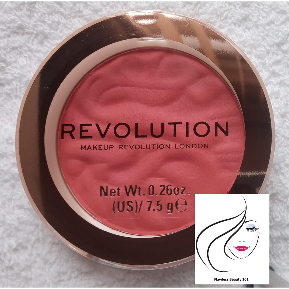 Makeup Revolution Blusher Reloaded Blush, All-Day Wear, Highly Pigmented & Buildable, Coral Dream, 7.5g - Image 2