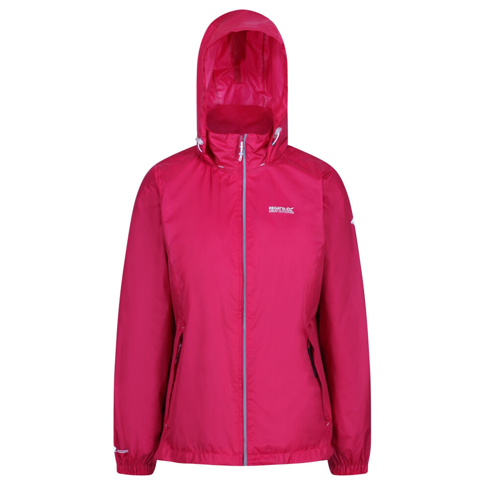 Regatta Women's Lightweight Corinne IV Waterproof Packaway Jacket Dark Cerise, Size: 20