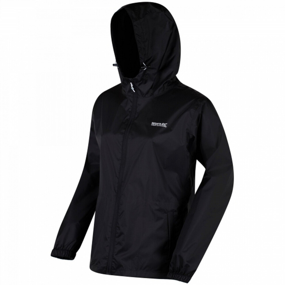 (24 UK, Black) Regatta Womens/Ladies Pk It Jkt III Waterproof Hooded Jacket