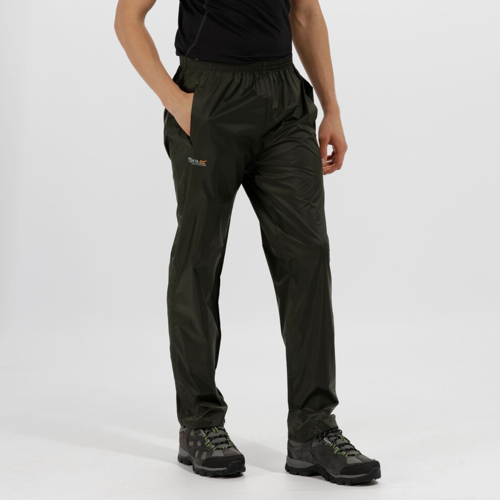 Regatta (2Xl, ) Men's Pack It Breathable Waterproof Overtrousers Black