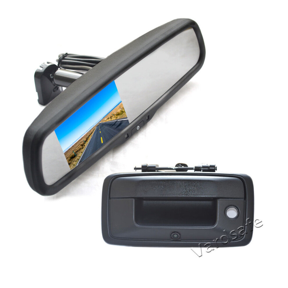 Vardsafe Tailgate Reverse Backup Camera + Replacement Mirror Monitor For Chevrolet Colorado / Gmc Canyon (2015-2019) 8414756269147