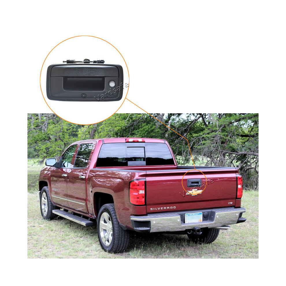 Vardsafe Tailgate Handle Rear View Reversing Backup Camera For Chevrolet Silverado / Gmc Sierra 1500 2500Hd 3500Hd (2014-2018) 8414756269130