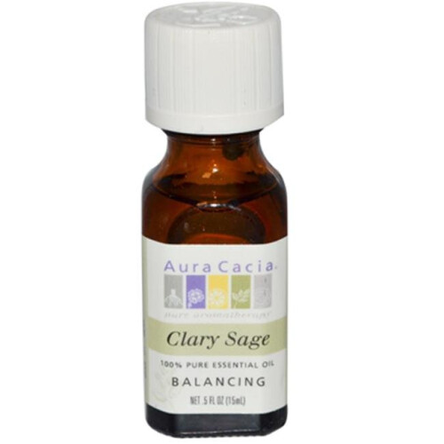 Aura Cacia, Πουρ Essential Oil, Κλαρι Σάτζ, 0,5 fl oz (15 ml)