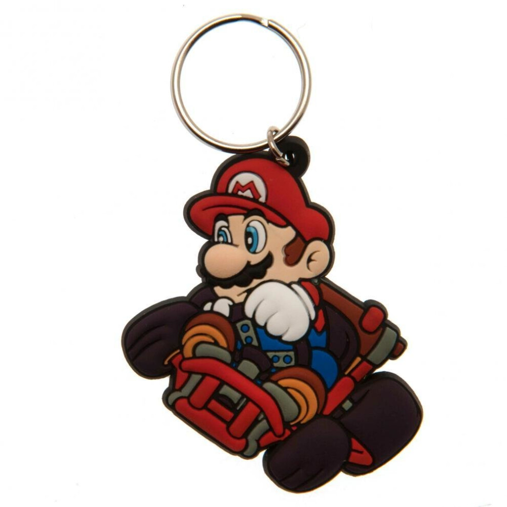 Super Mario Kart Keyring Multicoloured