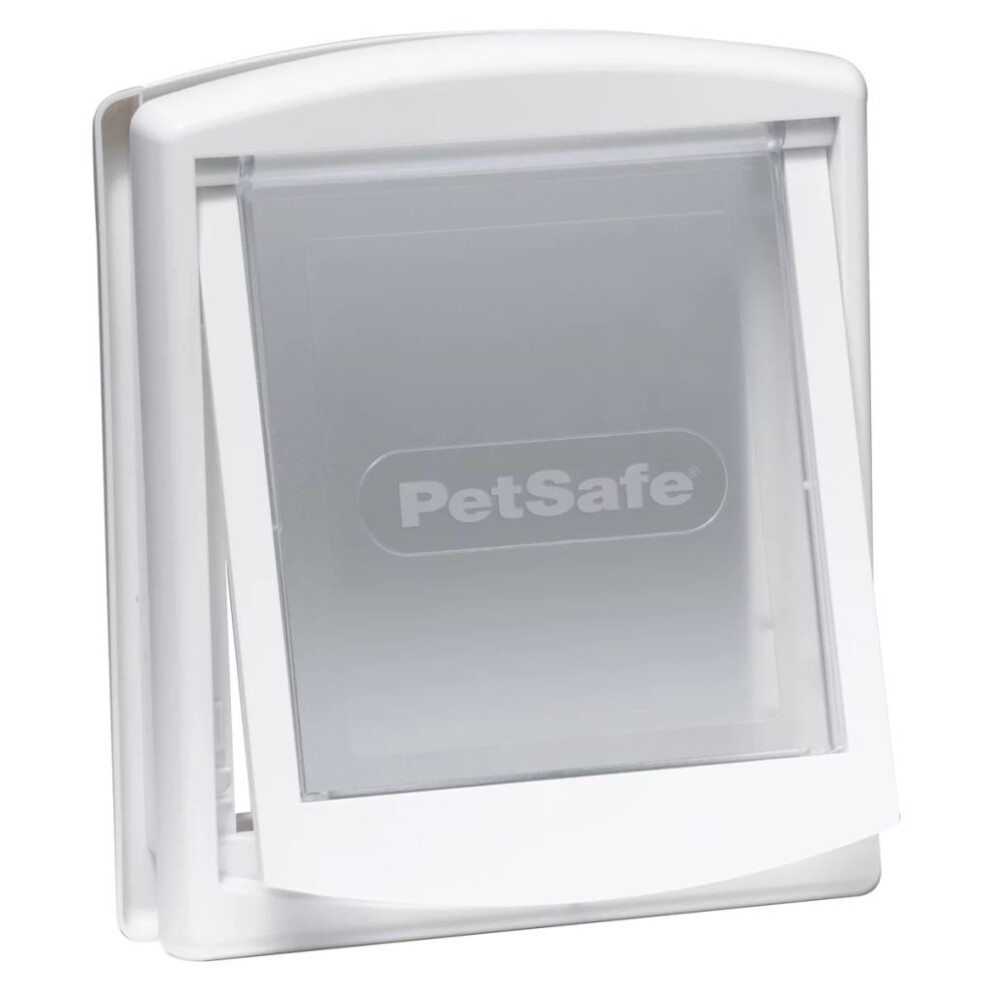 PetSafe 2-Way Pet Door 715 Small 17.8x15.2 cm White Cat Flap Dog Door Pet Falp