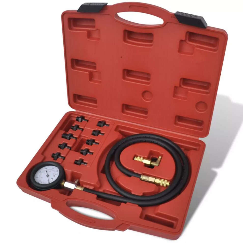 viadXL Engine and Oil Pressure Test Tool Kit Diagnose Tester Coupling Adapter
