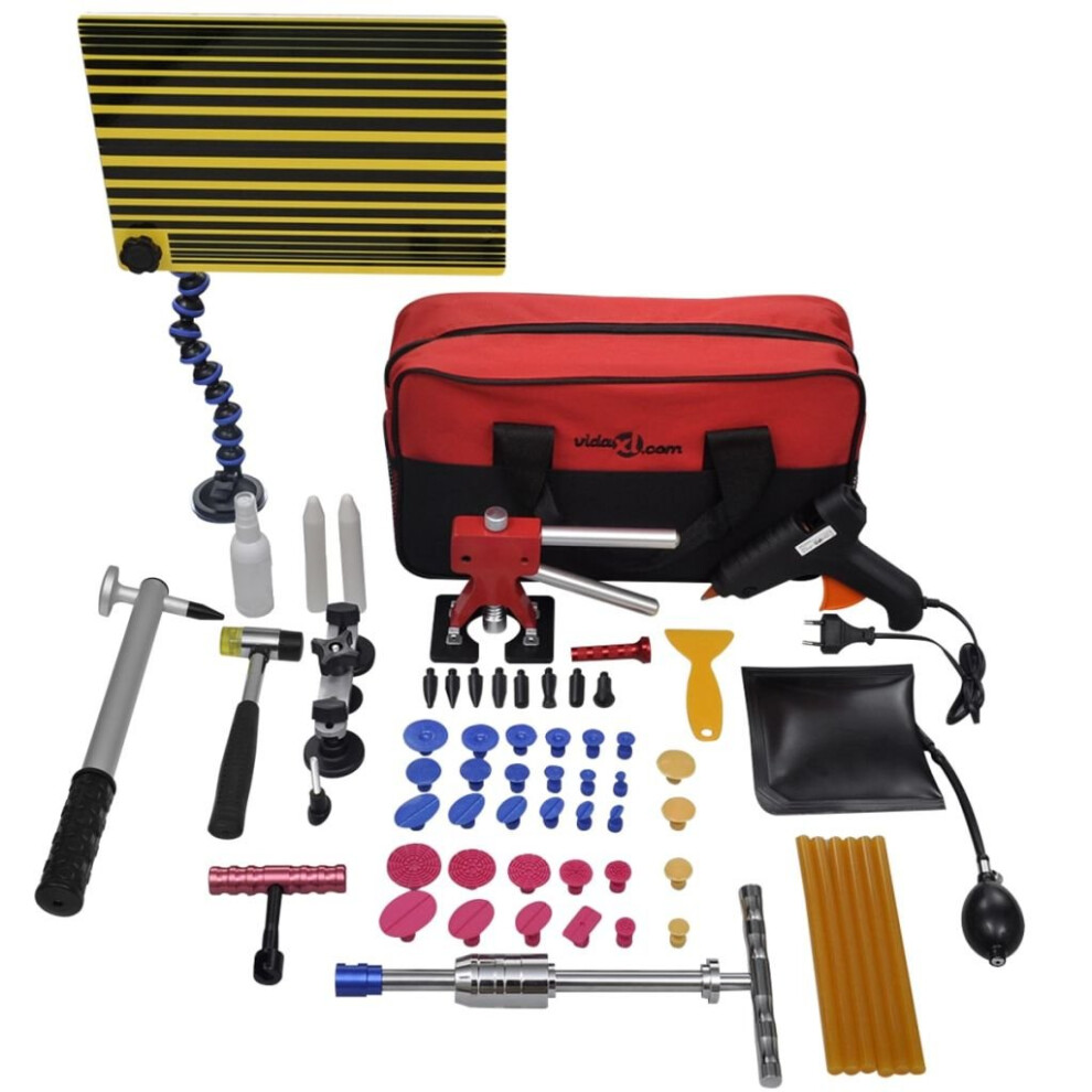 XXL Dent Removal Kit With Carrying Bag Paintless Knockdown Repair Work Tools